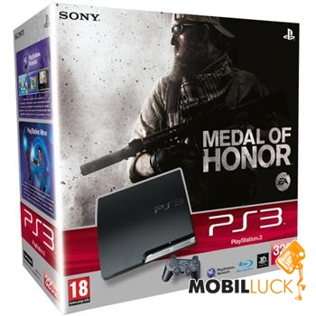   Sony PlayStation 3 320Gb + Medal of Honor