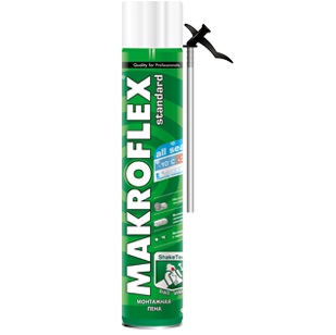Пена монтажная makroflex стандартная зимняя 750мл/henk/16 (6417317640432)