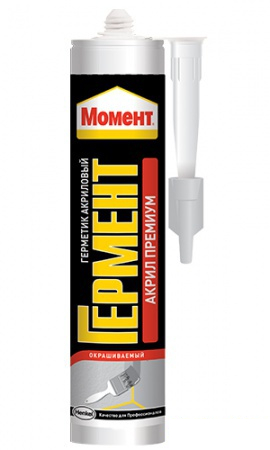 Герметик henkel момент акриловый универсальный 420мл картридж белый 1358681 (4600611218250)