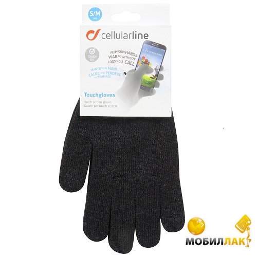  CellularLine  Touch screen S/M Black new (TOUCHGLOVESDDSMBK)