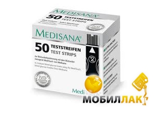Тестовые полоски Medisana для глюкометра MediTouch-2 (2*25 шт)