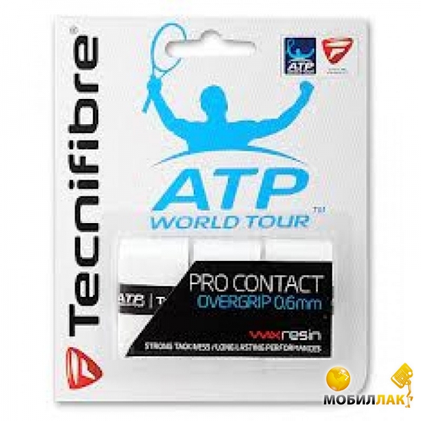 Намотка Tecnifibre Pro Contact ATP White X 3