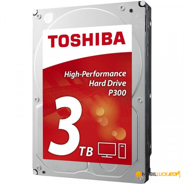   Toshiba HDD SATA 3.0TB P300 7200rpm 64MB (HDWD130EZSTA)