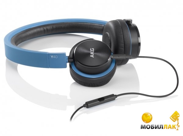  AKG Y40 On-Ear Headphones Blue (Y40BLU)