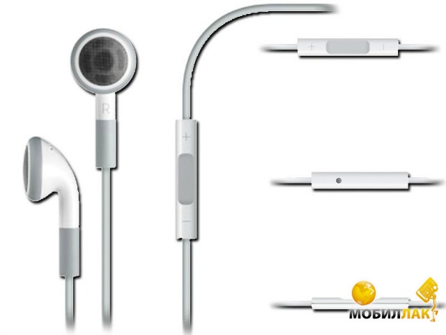  Apple Earphones with Remote and Mic MB770