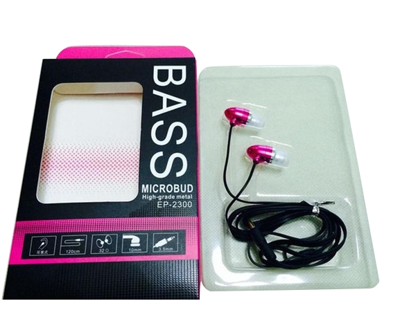  Handsfree HF Bass Microbud EP-2300, pink
