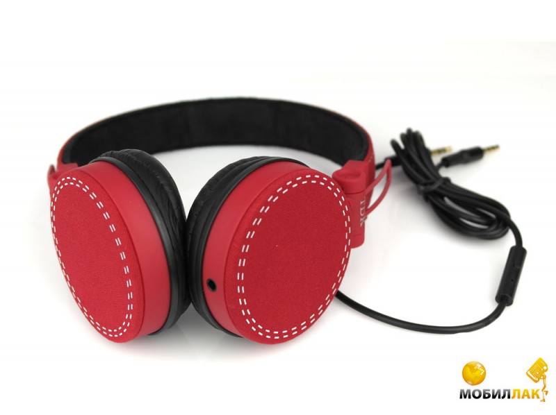  Handsfree HF TDK Leather TD-102, red