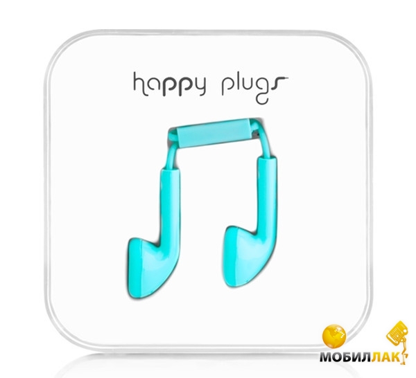  Happy Plugs Headphones Earbud Turquiose (7707)