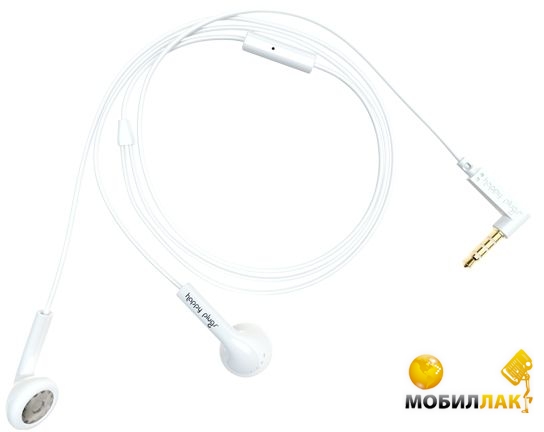  Happy Plugs Headphones Earbud White (7711)