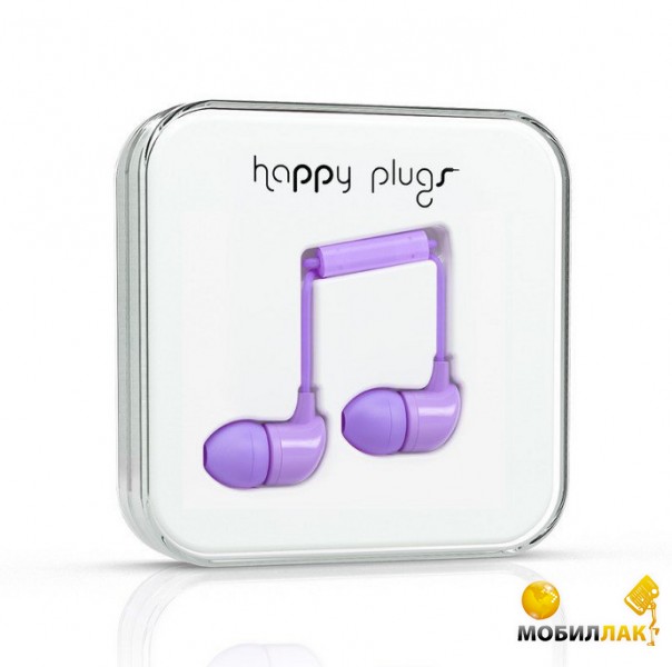  Happy Plugs Headphones In-Ear Lavender (7732)