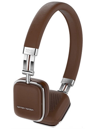  Harman Kardon On-Ear Headphone Soho Wireless Brown (HKSOHOBTBRN)