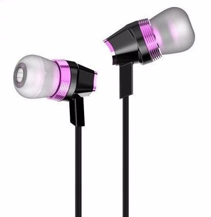 Наушники Hoco M4 Dazzle Colour Universal Headset Black/Violet
