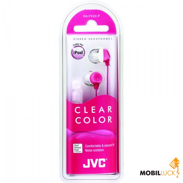  JVC HA-FX22-P Pink