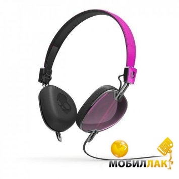  Skullcandy Navigator On-Ear W/Mic 3 Hot Pink/Black (S5AVFM-313)