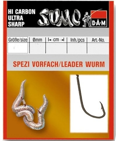    DAM Sumo Spezi Wurm  6 10  Black Nickel (6853006)