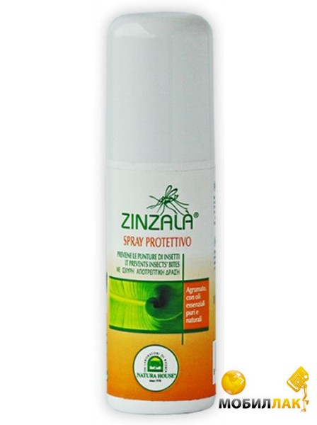 Защитный спрей от укусов комаров и мошек Natura House Zinzala 100 мл