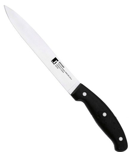 Нож Bergner для нарезки 20 см (BG 3983-BK)
