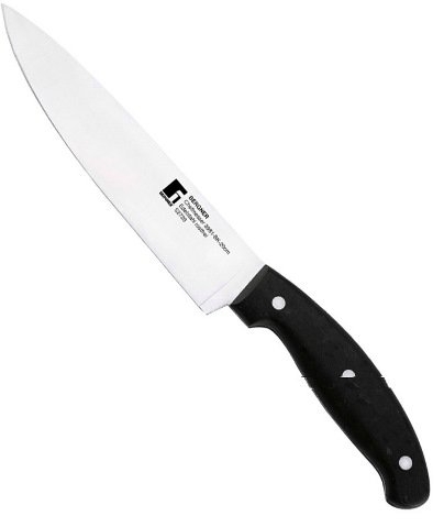 Нож Bergner поварской 20 см (BG 3981-BK)