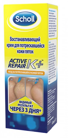 Dr.scholl's Крем восстанавливающий для пяток 60мл (5038483745946)