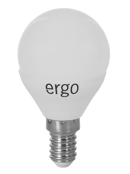 LED лампа Ergo Standard G45 E14 5W 220V 3000K Теплый белый