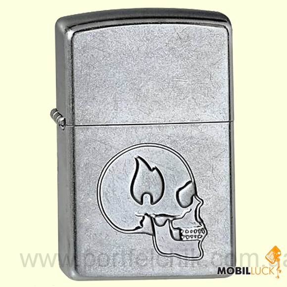  Zippo 24371 Skull with Flame