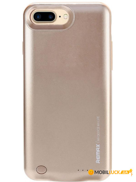   Remax Energy Jacket With Case iphone7 Plus 3400 mAh Gold
