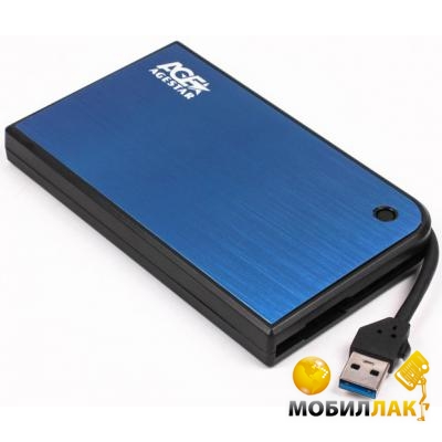 Карман для HDD AgeStar Rack mobile 2.5" 3UB2A14 USB 3.0 Blue