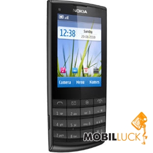 Nokia X3-02.5 Touch and Type Dark Metal