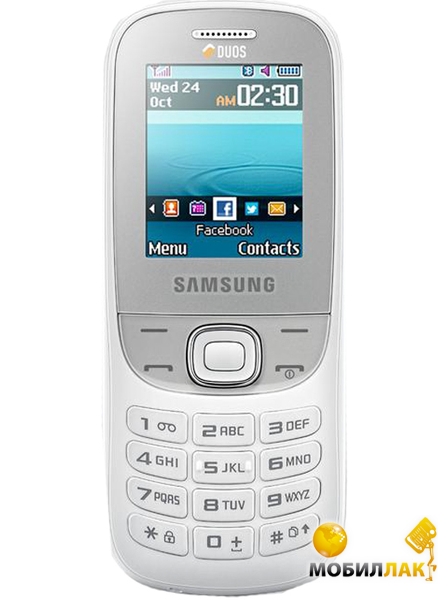   Samsung GT-E2202 White DuoS