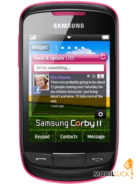   Samsung GT-S3850 Candy Pink