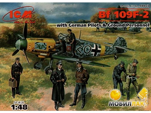  ICM   Bf-109F-2      1:48 (ICM48803)