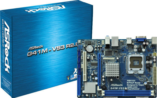 ASRock G41M-VS3 R2.0 (s775, Intel G41, PCI-E x16) ASRock