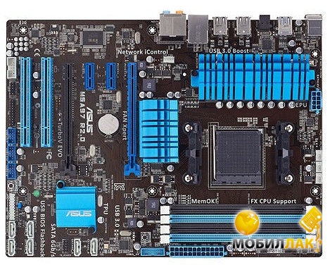   Asus M5A97 R2.0 (sAM3+, AMD 970/SB950, PCI-Ex16)