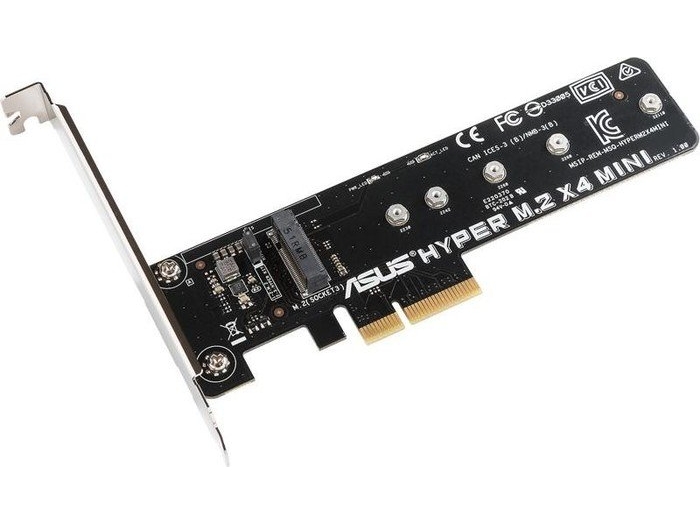 - Asus PCIe Hyper M.2  x4 Mini (90MC03I0-M0EAY0)