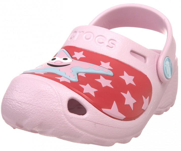   Crocs Infant Toddler C12/13 Pink Starfish