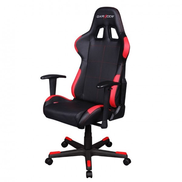 Кресло для геймеров DXRacer Formula OH/FD99/NR Black (красные вставки)