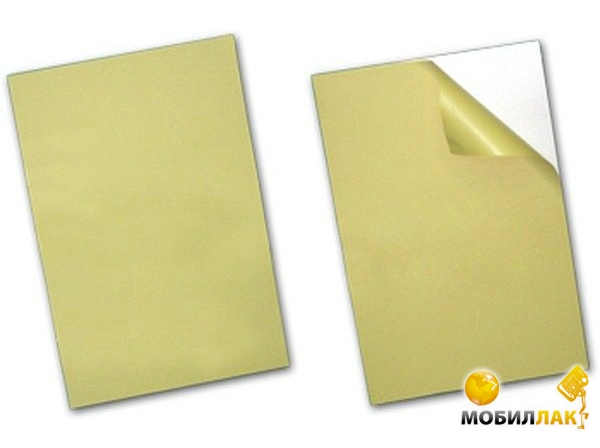   Self-adhesive PVC sheet white 0.3mm 26x26