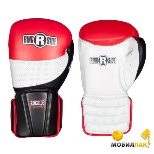   Ringside Coach Spar Boxing Punch Mitts 14 oz 14-oz Red/White/Black (CS4)