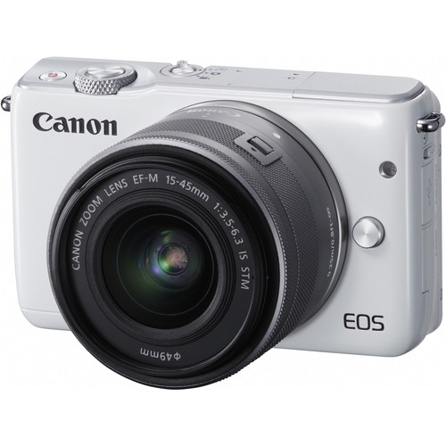   Canon EOS M10 + 15-45 IS STM Kit White
