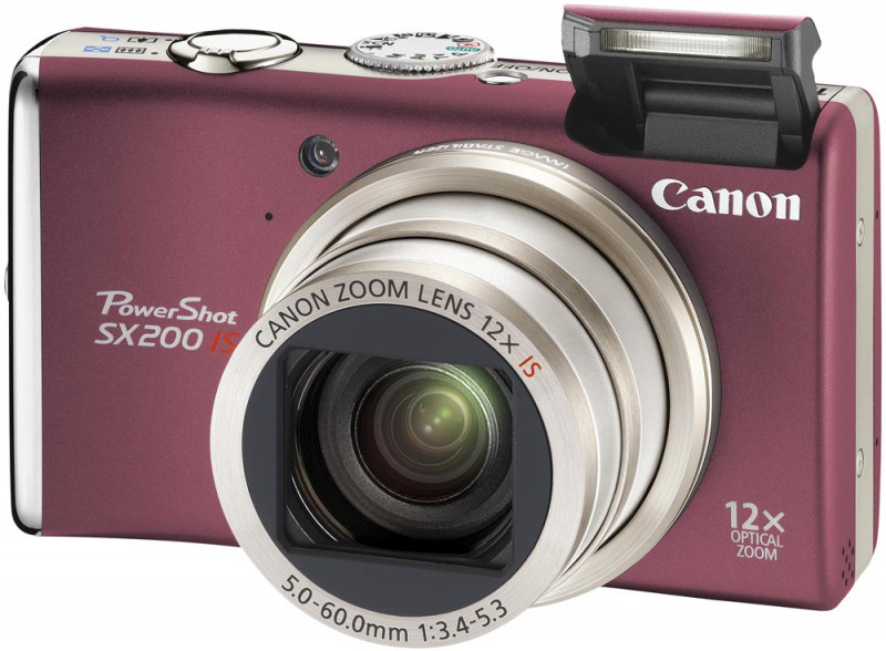 Canon PowerShot SX200 Red