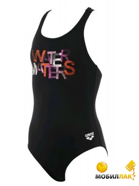   Arena G olourfull youth one piece black (12)