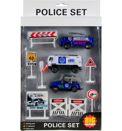 Набор игровой Big Motors Полицейская служба (JP700)