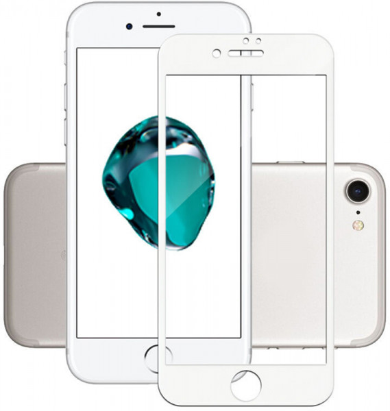 Защитное стекло Toto 3D Full Cover iPhone 7 White