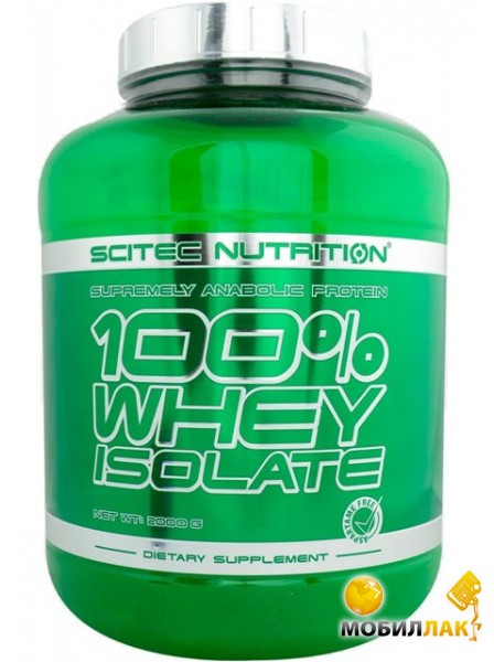  Scitec Nutrition 100% Whey Isolate 2000 chocolate
