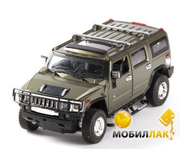 Машинка р/у 1:24 Meizhi лиценз. Hummer H2 металлическая (темно-зеленый) (MZ-25020Ag)