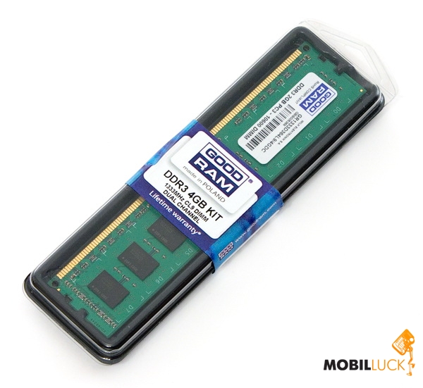  Goodram DDR3 4Gb 1333MHz (GR1333D364L9/4G)