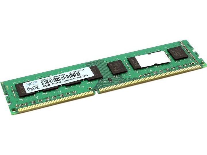 Оперативная память NCP DDR3 8 ГБ 1600 МГц NCPH0AUDR 16M58