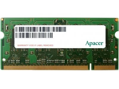     Apacer 2GB SoDIMM DDR2 800 MHz (AS02GE800C6NBGC)