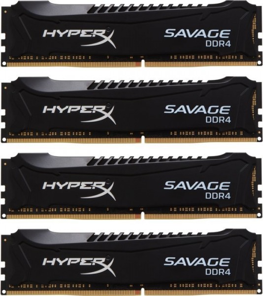   Kingston DDR4 4x8GB/2800 HyperX Savage Black (HX428C14SB2K4/32)