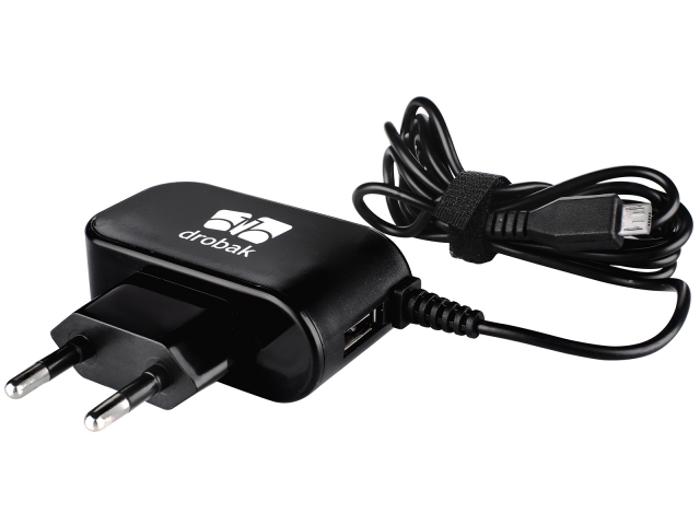    Drobak Cable Charger 220V-USB Black (905315)